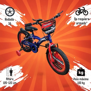 Foto 2 | Foto 2 | Bicicleta Gosa R16 Cricket Azul