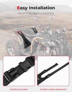 Foto 5 | Foto 5 | Estriberas Kemimoto Universales Para Pasajeros Traseros Atv, 2 Unidades - Venta Internacional.