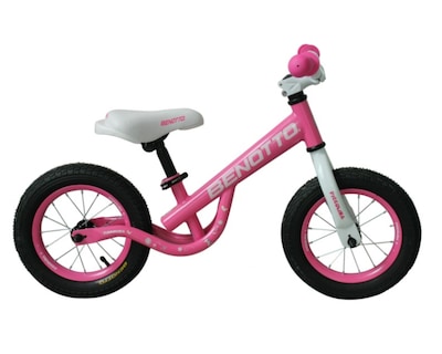 Foto 1 | Foto 1 | Bicicleta Entrenadora Benotto Piccolina color Rosa con Blanco R12 para Niña