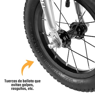 Foto 8 | Foto 8 | Bicicleta Gospel YS754 color Plata R12 Infantil Balance Equilibrio