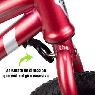 Foto 6 | Foto 6 | Bicicleta Gospel YS751 color Rojo R12 Infantil Balance Equilibrio