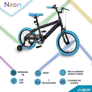 Foto 3 | Foto 3 | Bicicleta Infantil Rodada 16 Kubor Azul