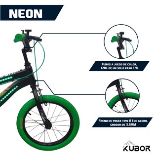 Foto 2 | Foto 2 | Bicicleta para Niño Rodada 16 Kubor Verde