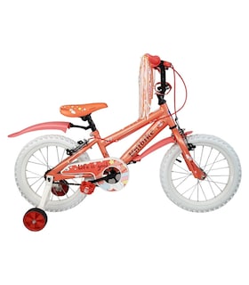 Foto 1 | Foto 1 | Bicicleta R16 Llantas Aire y Entrenamiento Rainbow Naranja para Niñas