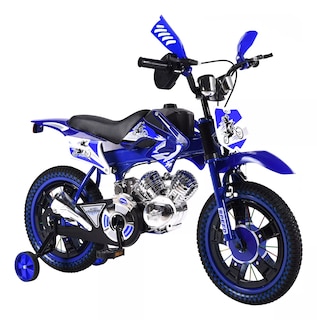 Foto 1 | Foto 1 | Bicicleta Entrenadora Niños Aeiou Baj-15005 R16 Motocross Azul
