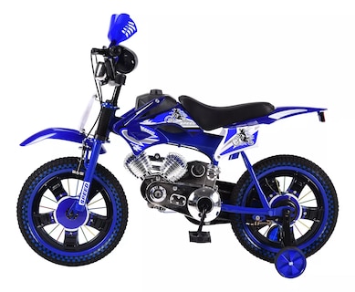 Foto 4 | Foto 4 | Bicicleta Entrenadora Niños Aeiou Baj-15005 R16 Motocross Azul