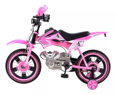 Foto 4 | Foto 4 | Bicicleta Entrenadora Niños Aeiou Baj-15005 R16 Motocross Rosa