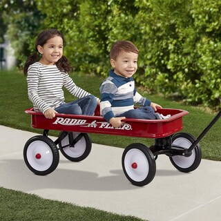 Foto 6 | Foto 6 | Wagon Radio Flyer Kids, Color Rojo Con Ruedas De Acero De 10 Pulgadas - Venta Internacional.