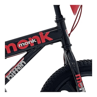 Foto 5 | Foto 5 | Bicicleta Infantil Monk Bitten Rodada 16 Negro Rojo