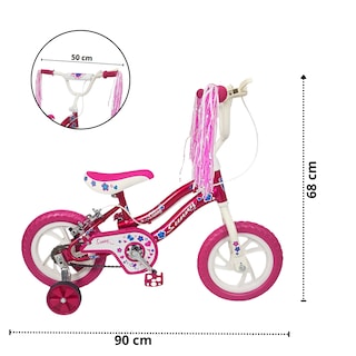 Foto 7 | Foto 7 | Bicicleta Infantil Niñas R12 Ruedas Auxiliares Goma Unibike - Sunny