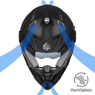 Foto 7 | Foto 7 | Casco De Moto Ilm Off Road Dual Sport Full Face 606v - Venta Internacional.