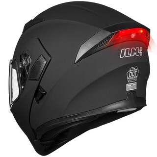 Foto 1 | Foto 1 | Casco De Moto Ilm 902ls Con Doble Visera Led, Abatible, Negro Mate - Venta Internacional.