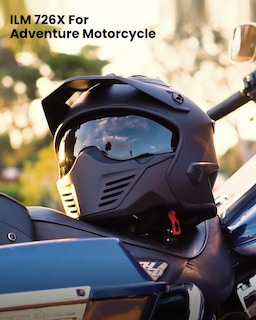 Foto 7 | Foto 7 | Casco Ilm Open Face Motorcycle 3/4 Half Dot 726x Negro Mate - Venta Internacional.