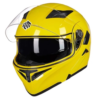 Foto 2 | Foto 2 | Casco De Moto Ilm 902 Con Doble Visera Plegable, Modular, Dot, Amarillo - Venta Internacional.