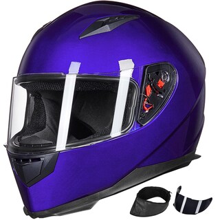 Foto 1 | Foto 1 | Casco De Moto Ilm Integral Dot Modelo Jk313 (l, Azul) - Venta Internacional.