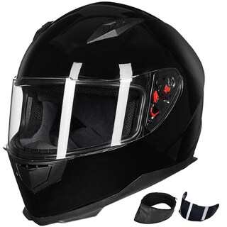 Foto 1 | Foto 1 | Casco De Moto Ilm Integral Con Bufanda De Invierno Dot - Venta Internacional.