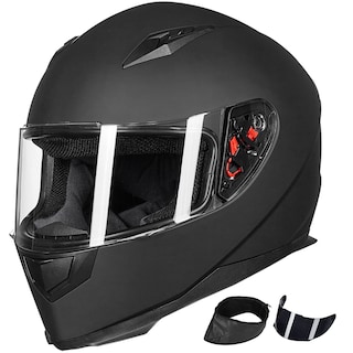 Foto 1 | Foto 1 | Casco De Moto Ilm Integral Con Bufanda De Invierno Dot - Venta Internacional.