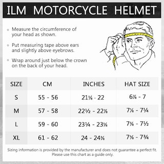 Foto 2 | Foto 2 | Casco De Moto Ilm Integral Con Bufanda De Invierno Dot - Venta Internacional.