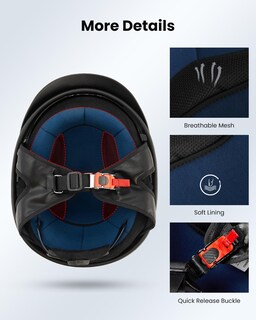 Foto 5 | Foto 5 | Medio Casco De Moto Ilm 205v, Visor Solar De Cara Abierta Aprobado Por El Dot - Venta Internacional.