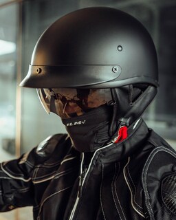 Foto 7 | Foto 7 | Medio Casco De Moto Ilm 205v, Visor Solar De Cara Abierta Aprobado Por El Dot - Venta Internacional.