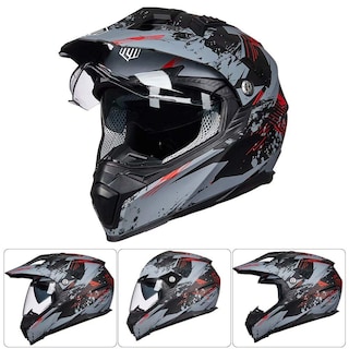 Foto 2 | Foto 2 | Casco Ilm Para Moto Todoterreno, Dual Sport, Integral, 606v - Venta Internacional.