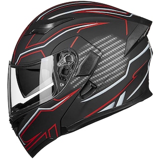 Foto 4 | Foto 4 | Casco De Moto Ilm 902ls Con Doble Visera Led Abatible Y Frontal - Venta Internacional.