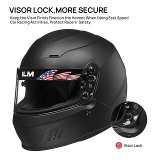 Foto 5 | Foto 5 | Casco Integral Para Carreras De Coches Ilm Snell Sa2020, Modelo 760 - Venta Internacional.