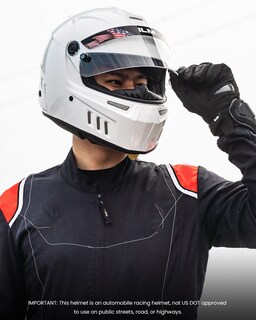 Foto 7 | Foto 7 | Casco De Carreras De Autos Ilm Snell Sa2020 Aprobado En Fibra De Vidrio 890 - Venta Internacional.