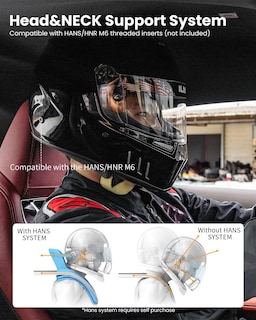 Foto 4 | Foto 4 | Casco De Carreras De Autos Ilm Snell Sa2020 Aprobado, Ligero 890 - Venta Internacional.