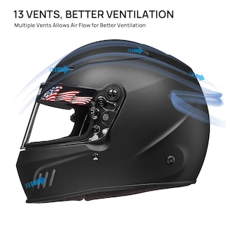 Foto 7 | Foto 7 | Casco Integral Para Carreras De Coches Ilm Snell Sa2020, Modelo 760 - Venta Internacional.