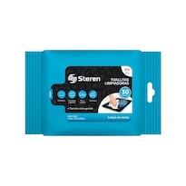Toallas Limpiadoras Para Pantallas 30 Piezas Sin Estática Steren Lim-126cna