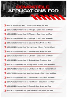 Foto 2 | Foto 2 | Kit De Frenos R1 Concepts Delantero Y Trasero Para Honda Civic 2016-2021 - Venta Internacional.