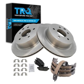 Foto 1 | Foto 1 | Kit De Pastillas De Freno Y Rotor Trq Trasero Semimetálico Para Nissan Rogue - Venta Internacional.
