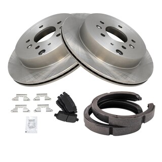 Foto 2 | Foto 2 | Kit De Pastillas De Freno Y Rotor Trq Trasero Semimetálico Para Mazda Cx-7 - Venta Internacional.