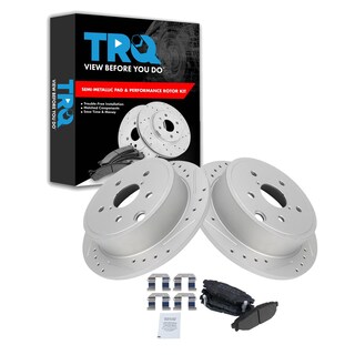 Foto 1 | Foto 1 | Kit De Pastillas De Freno Y Rotor Trq Trasero Para Subaru Wrx 2015-2019 - Venta Internacional.