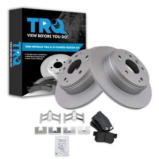 Foto 1 | Foto 1 | Kit De Pastillas De Freno Y Rotor Trq Trasero Para Acura Tl 2004-2008 - Venta Internacional.