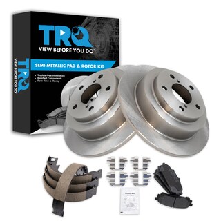 Foto 1 | Foto 1 | Kit De Pastillas De Freno Y Rotor Trasero Trq Semimetálico Para Subaru Forester 2008 - Venta Internacional.