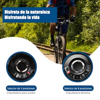 Foto 2 | Foto 2 | Palancas De Freno /cambios Bicicleta Montaña 24 Vel 3x8 Lab.g Negro