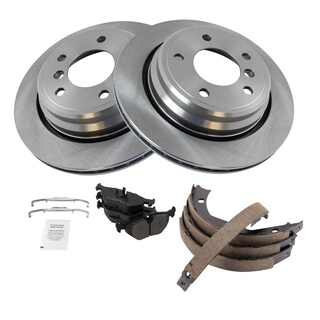 Foto 2 | Foto 2 | Kit De Pastillas De Freno Y Rotor Trq Trasero Semimetálico Para Bmw 525i 528i - Venta Internacional.