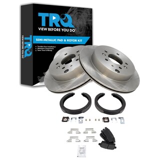 Foto 1 | Foto 1 | Kit De Pastillas De Freno Y Rotor Trq Trasero Semimetálico Para Mazda Cx-7 - Venta Internacional.