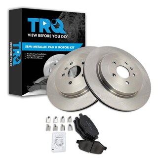 Foto 1 | Foto 1 | Kit De Pastillas De Freno Y Rotor Trasero Trq Semimetálico Para Ford - Venta Internacional.