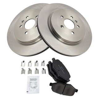 Foto 2 | Foto 2 | Kit De Pastillas De Freno Y Rotor Trasero Trq Semimetálico Para Ford - Venta Internacional.