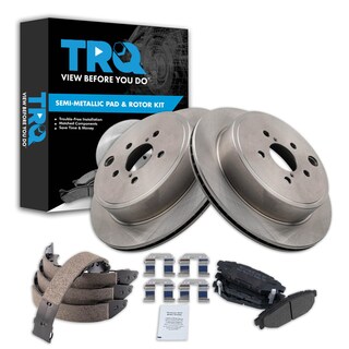 Foto 1 | Foto 1 | Kit De Pastillas De Freno Y Rotor Trq Trasero Semimetálico Para Subaru Legacy - Venta Internacional.