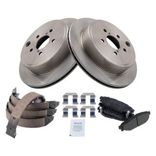 Foto 2 | Foto 2 | Kit De Pastillas De Freno Y Rotor Trq Trasero Semimetálico Para Subaru Legacy - Venta Internacional.