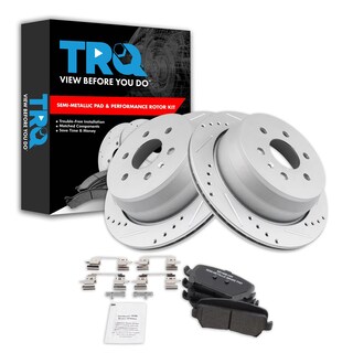 Foto 1 | Foto 1 | Kit De Pastillas De Freno Y Rotor Trq Rear Performance Para Chevrolet - Venta Internacional.