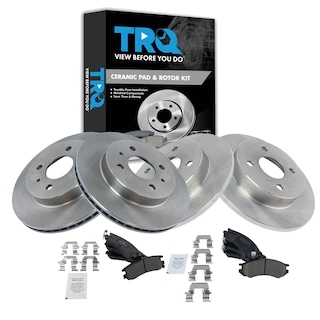 Foto 1 | Foto 1 | Kit De Pastillas De Freno Y Rotor Trq Ceramic Para Saturn Sc/sl/sw 91-98 - Venta Internacional.