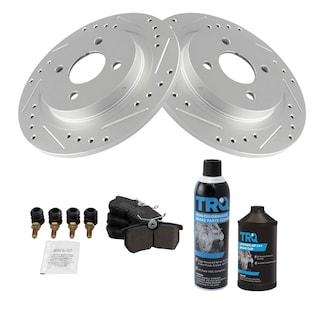 Foto 1 | Foto 1 | Kit De Pastillas De Freno Y Rotor Trq Rear Performance Para Ford Focus - Venta Internacional.