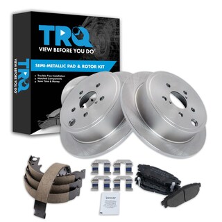 Foto 1 | Foto 1 | Kit De Pastillas De Freno Y Rotor Trasero Trq Semimetálico Para Subaru - Venta Internacional.