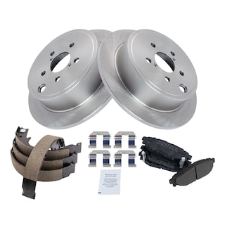 Foto 2 | Foto 2 | Kit De Pastillas De Freno Y Rotor Trasero Trq Semimetálico Para Subaru - Venta Internacional.