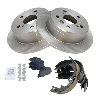 Foto 2 | Foto 2 | Kit De Pastillas De Freno Y Rotor Trasero Trq Semimetálico Para Lexus Es300 - Venta Internacional.